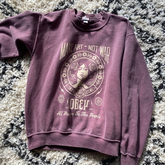 Obey Sweaters - obey crew neck